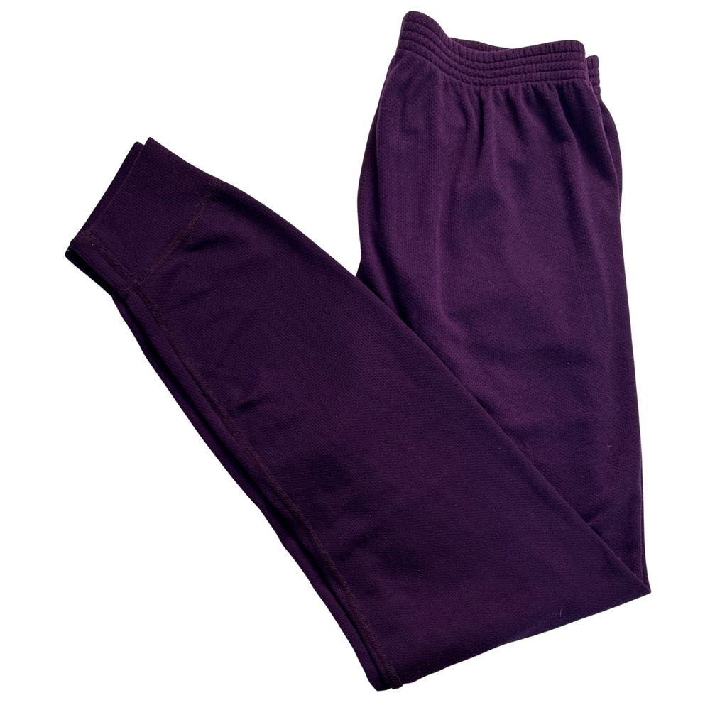 REI Polartec Base Layer Pants Womens Large Purple Knit Leggings USA Made